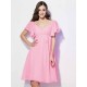 Gorgeous Sweetheart Short Sleeves Ruffles Short Chiffon Bridesmaid Dresses
