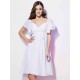 Gorgeous Sweetheart Short Sleeves Ruffles Short Chiffon Bridesmaid Dresses