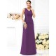 V-Neck Elegant Pleats Sleeveless Long Chiffon Bridesmaid Dresses