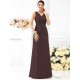 V-Neck Elegant Pleats Sleeveless Long Chiffon Bridesmaid Dresses