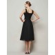 Charming Straps Sleeveless Pleats Short Chiffon Bridesmaid Dresses