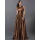 Charming Pleats Sleeveless Long Bridesmaid Dresses