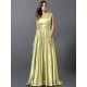 Charming Pleats Sleeveless Long Bridesmaid Dresses