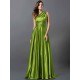 Charming Pleats Sleeveless Long Bridesmaid Dresses