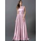 Charming Pleats Sleeveless Long Bridesmaid Dresses