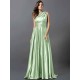 Charming Pleats Sleeveless Long Bridesmaid Dresses
