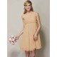 Classy Sleeveless One Shoulders Sash/Ribbon/Belt Short Chiffon Bridesmaid Dresses
