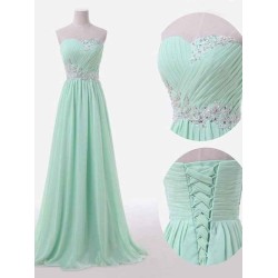 Charming Sleeveless Sweetheart Beading Chiffon Bridesmaid Dresses