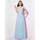 Gorgeous Sweetheart Sleeveless Long Pleats Chiffon Bridesmaid Dresses