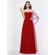 Gorgeous Sweetheart Sleeveless Long Pleats Chiffon Bridesmaid Dresses