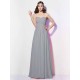 Gorgeous Sweetheart Sleeveless Long Pleats Chiffon Bridesmaid Dresses