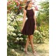 Modern Bateau Applique Sleeveless Short Chiffon Bridesmaid Dresses