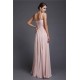 V-Neck Elegant Sleeveless Long Ruffles Chiffon Bridesmaid Dresses
