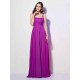 Charming Spaghetti Straps Sleeveless Pleats Long Chiffon Bridesmaid Dresses