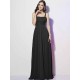 Charming Spaghetti Straps Sleeveless Pleats Long Chiffon Bridesmaid Dresses