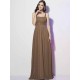 Charming Spaghetti Straps Sleeveless Pleats Long Chiffon Bridesmaid Dresses