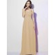 Charming Spaghetti Straps Sleeveless Pleats Long Chiffon Bridesmaid Dresses