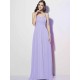 Charming Spaghetti Straps Sleeveless Pleats Long Chiffon Bridesmaid Dresses