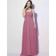 Charming Spaghetti Straps Sleeveless Pleats Long Chiffon Bridesmaid Dresses