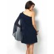 Classy Sleeveless One Shoulders Short Chiffon Bridesmaid Dresses