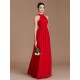 Charming Halter Sleeveless Ruched Chiffon Bridesmaid Dresses
