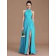 Charming Halter Sleeveless Ruched Chiffon Bridesmaid Dresses