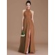 Charming Halter Sleeveless Ruched Chiffon Bridesmaid Dresses