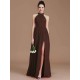 Charming Halter Sleeveless Ruched Chiffon Bridesmaid Dresses