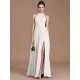Charming Halter Sleeveless Ruched Chiffon Bridesmaid Dresses