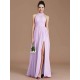 Charming Halter Sleeveless Ruched Chiffon Bridesmaid Dresses