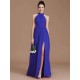 Charming Halter Sleeveless Ruched Chiffon Bridesmaid Dresses