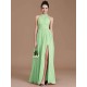 Charming Halter Sleeveless Ruched Chiffon Bridesmaid Dresses