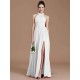 Charming Halter Sleeveless Ruched Chiffon Bridesmaid Dresses