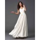 Charming Straps Sash/Ribbon/Belt Sleeveless Long Chiffon Bridesmaid Dresses