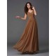 Charming Straps Sash/Ribbon/Belt Sleeveless Long Chiffon Bridesmaid Dresses