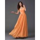 Charming Straps Sash/Ribbon/Belt Sleeveless Long Chiffon Bridesmaid Dresses