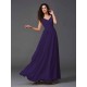 Charming Straps Sash/Ribbon/Belt Sleeveless Long Chiffon Bridesmaid Dresses