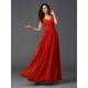 Charming Straps Sash/Ribbon/Belt Sleeveless Long Chiffon Bridesmaid Dresses