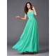 Charming Straps Sash/Ribbon/Belt Sleeveless Long Chiffon Bridesmaid Dresses