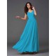 Charming Straps Sash/Ribbon/Belt Sleeveless Long Chiffon Bridesmaid Dresses