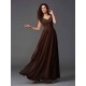Charming Straps Sash/Ribbon/Belt Sleeveless Long Chiffon Bridesmaid Dresses