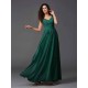 Charming Straps Sash/Ribbon/Belt Sleeveless Long Chiffon Bridesmaid Dresses