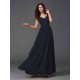 Charming Straps Sash/Ribbon/Belt Sleeveless Long Chiffon Bridesmaid Dresses