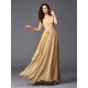 Charming Straps Sash/Ribbon/Belt Sleeveless Long Chiffon Bridesmaid Dresses