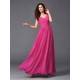 Charming Straps Sash/Ribbon/Belt Sleeveless Long Chiffon Bridesmaid Dresses