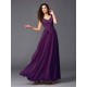 Charming Straps Sash/Ribbon/Belt Sleeveless Long Chiffon Bridesmaid Dresses