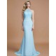 Mermaid Gorgeous Sleeveless Scoop Chiffon Bridesmaid Dresses