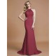 Mermaid Gorgeous Sleeveless Scoop Chiffon Bridesmaid Dresses