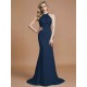 Mermaid Gorgeous Sleeveless Scoop Chiffon Bridesmaid Dresses