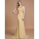 Mermaid Gorgeous Sleeveless Scoop Chiffon Bridesmaid Dresses